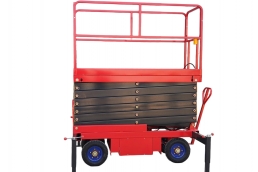 Mobile scissor aerial work platform