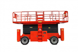 Self-propelled off-road scissor aerial work platform